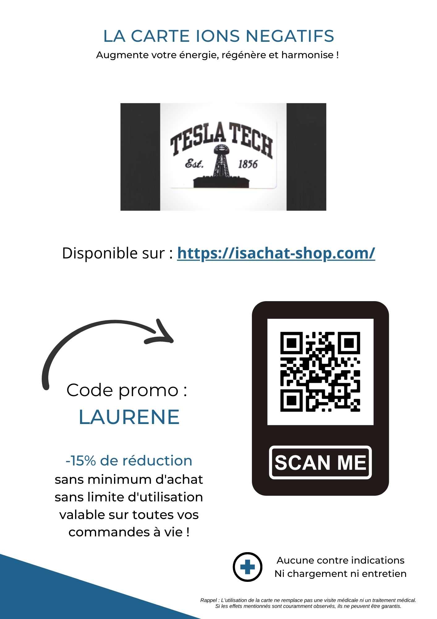 Carte ions négatifs Boutique de Laurène Baldassara