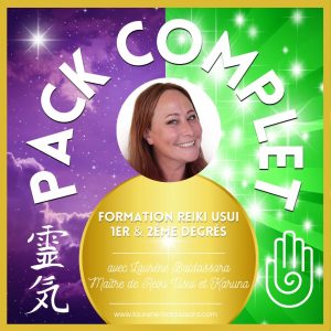 Pack Complet Reiki Usui 1er & 2ème Degrés-Formation en Ligne
