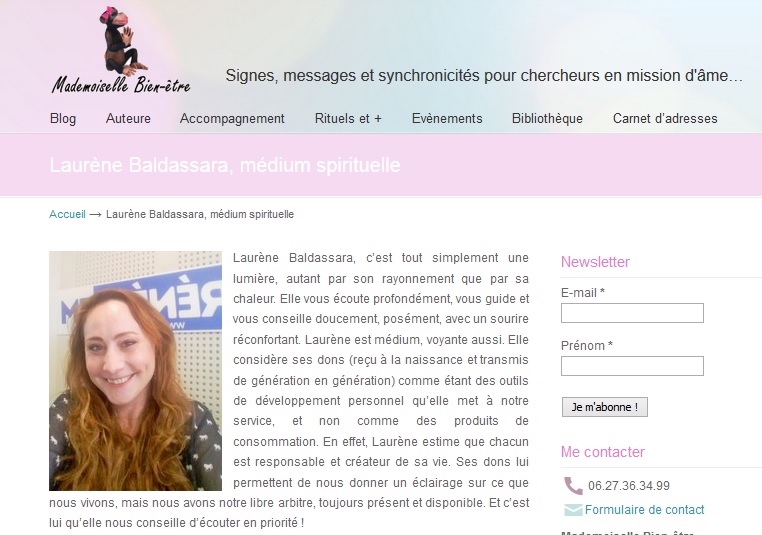 interview de laurène baldassara pour un blog