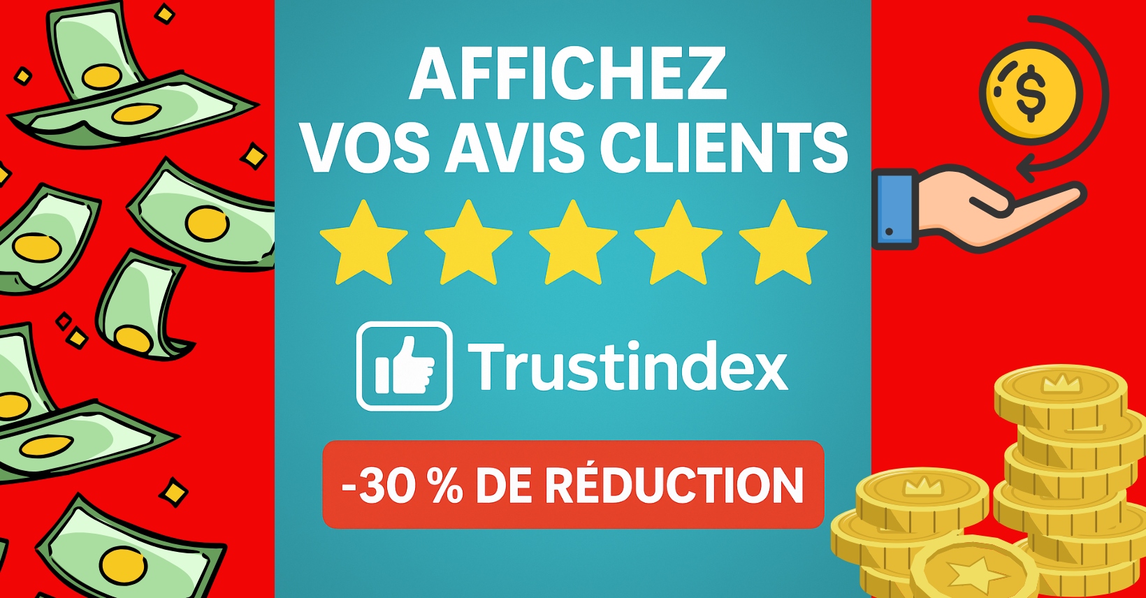 Trustindex : reduction de 30% sur votre abonnement