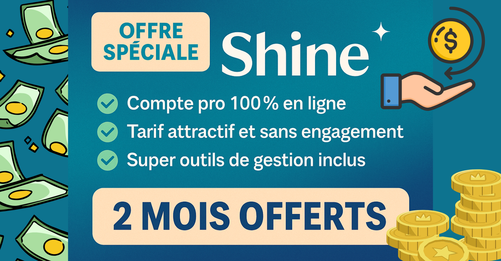 Shine : la banque pro pas cher