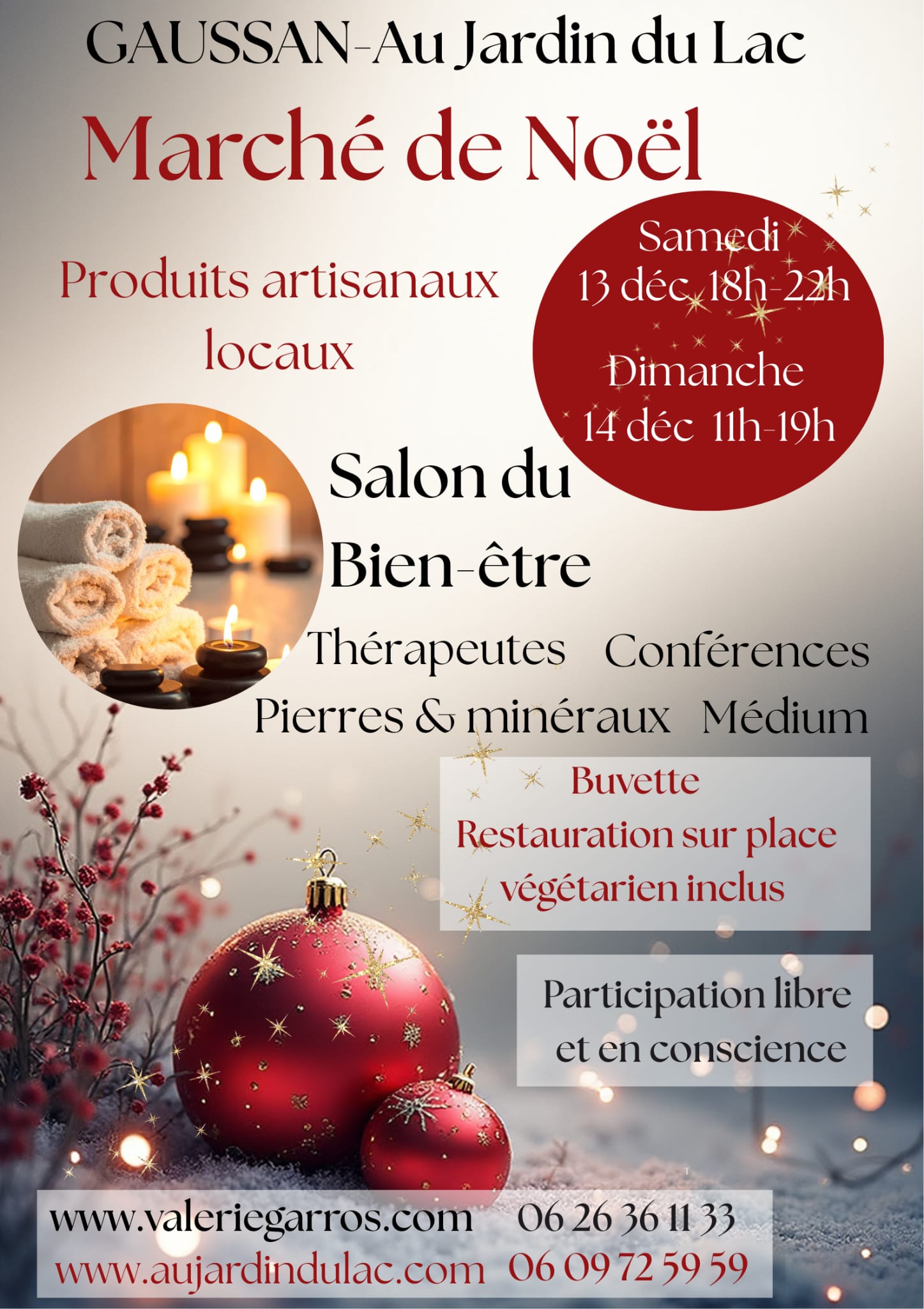 marché de noel bien-être 2025 à Gaussan (65)