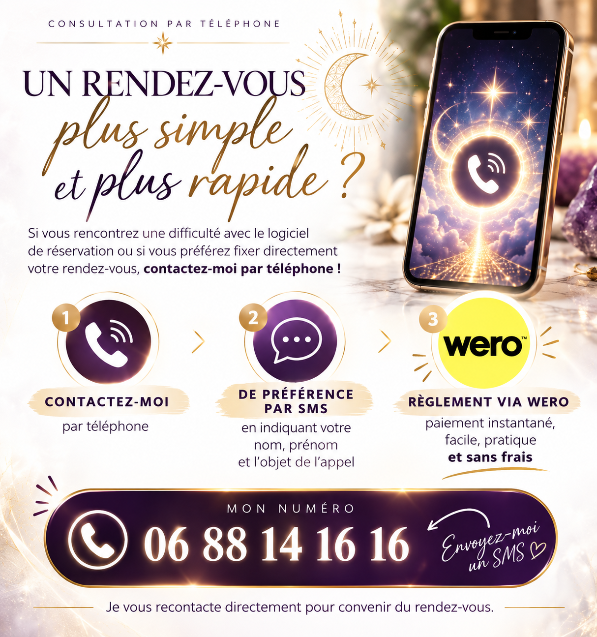 consultation par telephone avec laurène baldassara